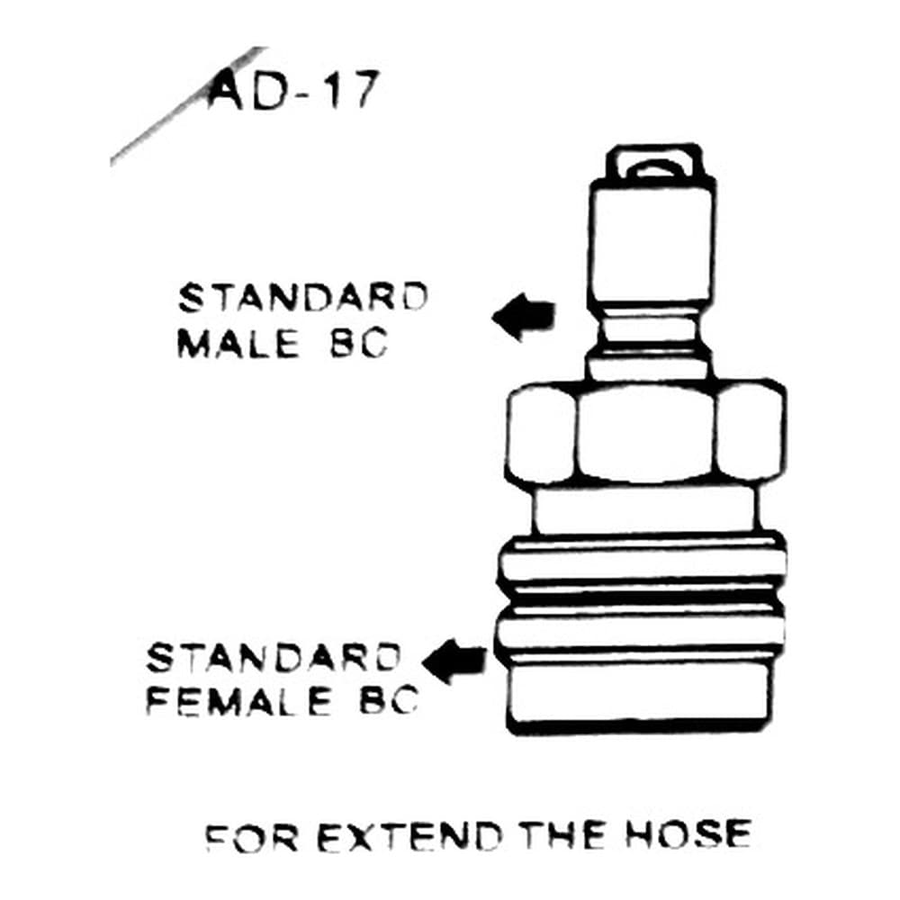 AD-17 STANDARD 公頭快拆 轉 STANDARD 母頭快拆